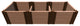 Classic Sienna 2' X 6' X 16.5" Raised Garden Bed - 2" Profile