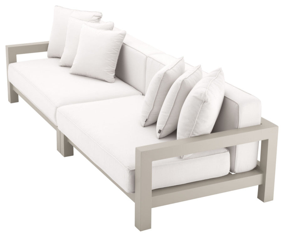 Beige Outdoor Sunbrella Sofa , Eichholtz Cap-Antibes