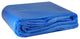 10.8' Blue Round Floating Solar Cover for Steel Frame Swimming Pool