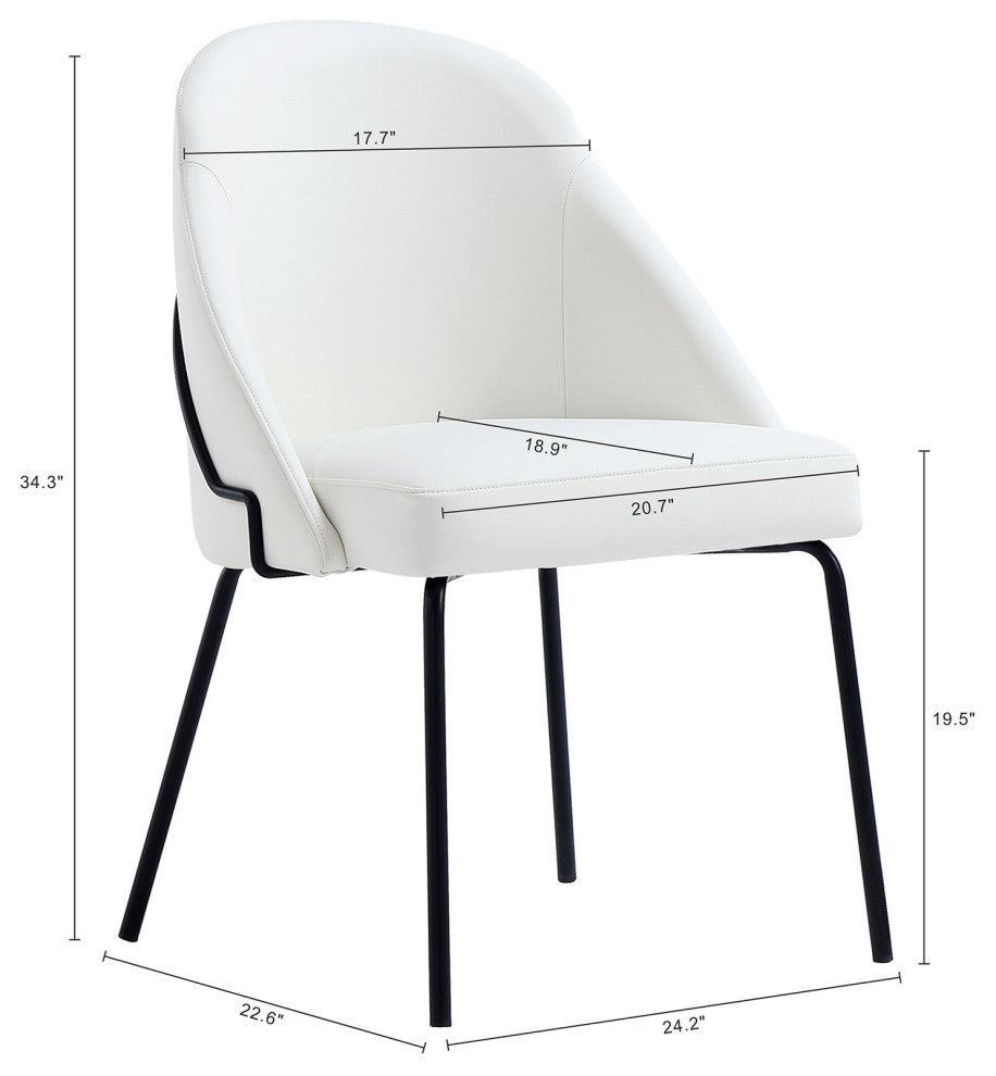 Manhattan Comfort Gracie Dining Chair, Set of 4