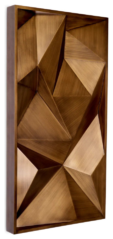 Brushed Brass Wall Object, Eichholtz Bravura