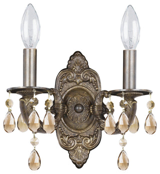 Crystorama Lighting Group 5022-GT-MWP Paris Market 2 Light 10" - Venetian