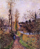 Camille Pissarro La Sentier de Basincourt, 20"x25" Wall Decal