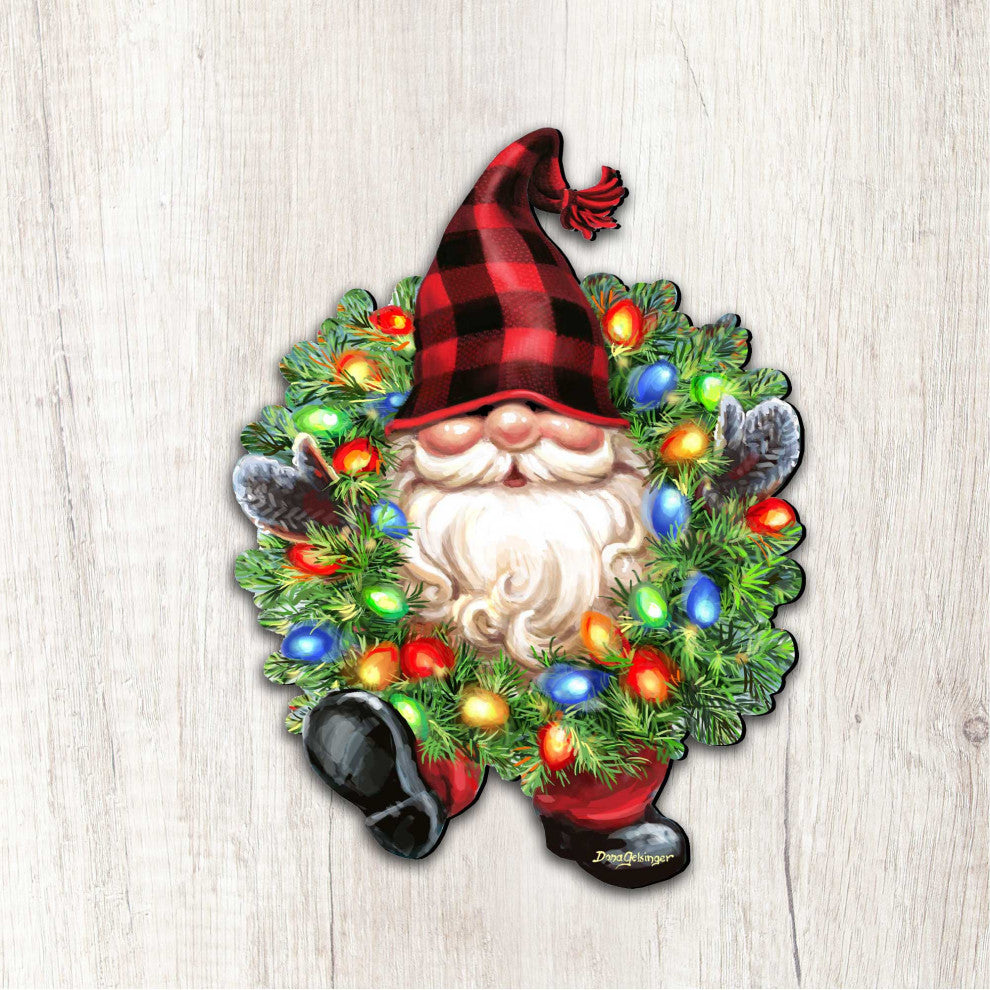Christmas Dwarf Wreath Easter Outdoor Decor Large Ornament
