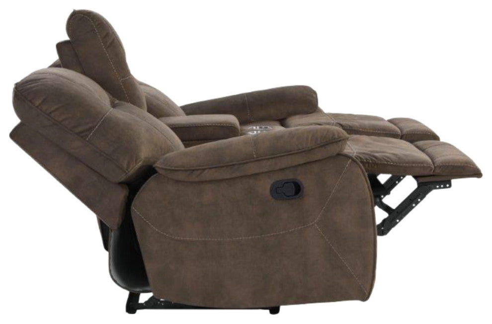 Cooper Shadow Natural Manual Reclining Sofa and Recliner
