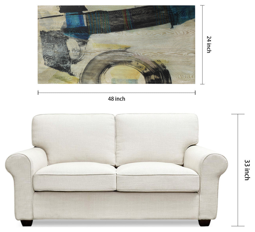 Abstract Wall Art Radiographic Photography Giclee Printed on Hand Finished Wood