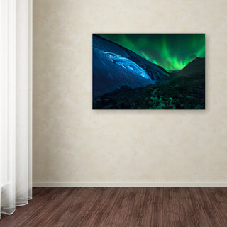 Jesus M Garcia 'Athabasca Cave' Canvas Art, 24x16
