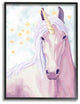 The Kids Room by Stupell Gold Star Pink Purple Unicorn Painting, 24 x 30
