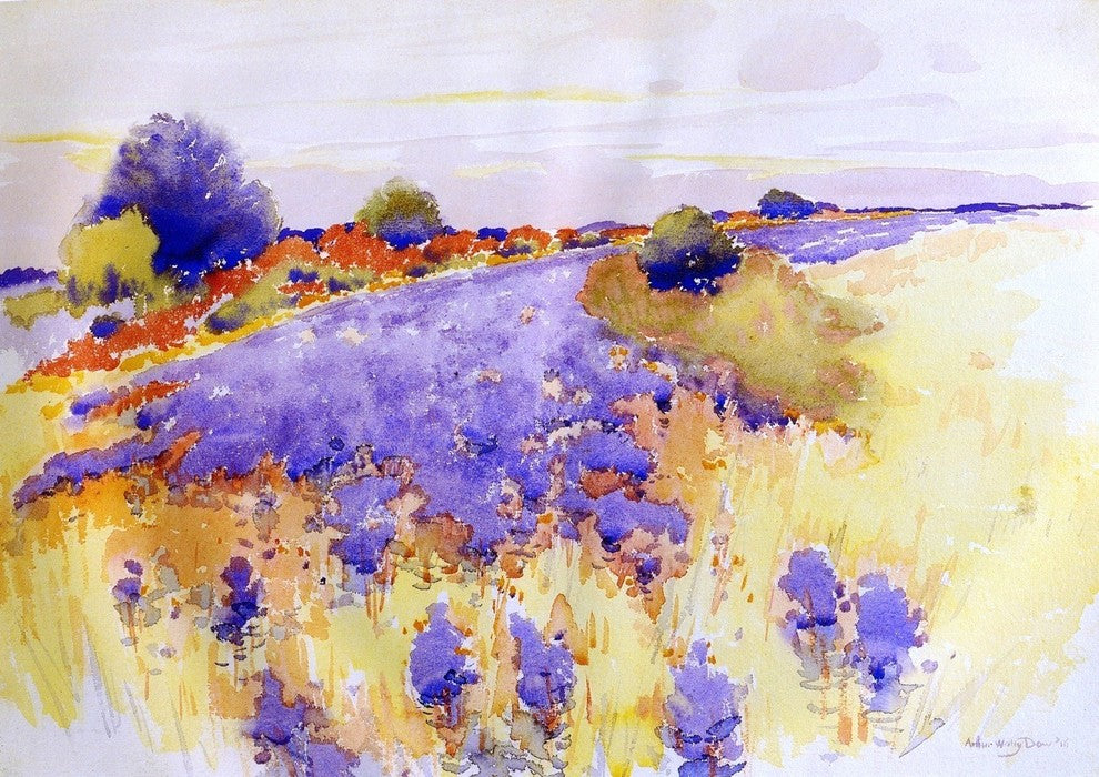 Arthur Wesley Dow Flowering Field, 18"x27" Wall Decal Print
