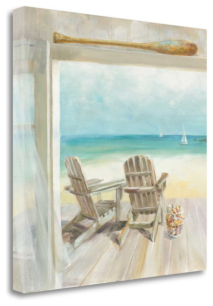 "Seaside Morning Crop" By Danhui Nai, Giclee Print on Gallery Wrap Canvas
