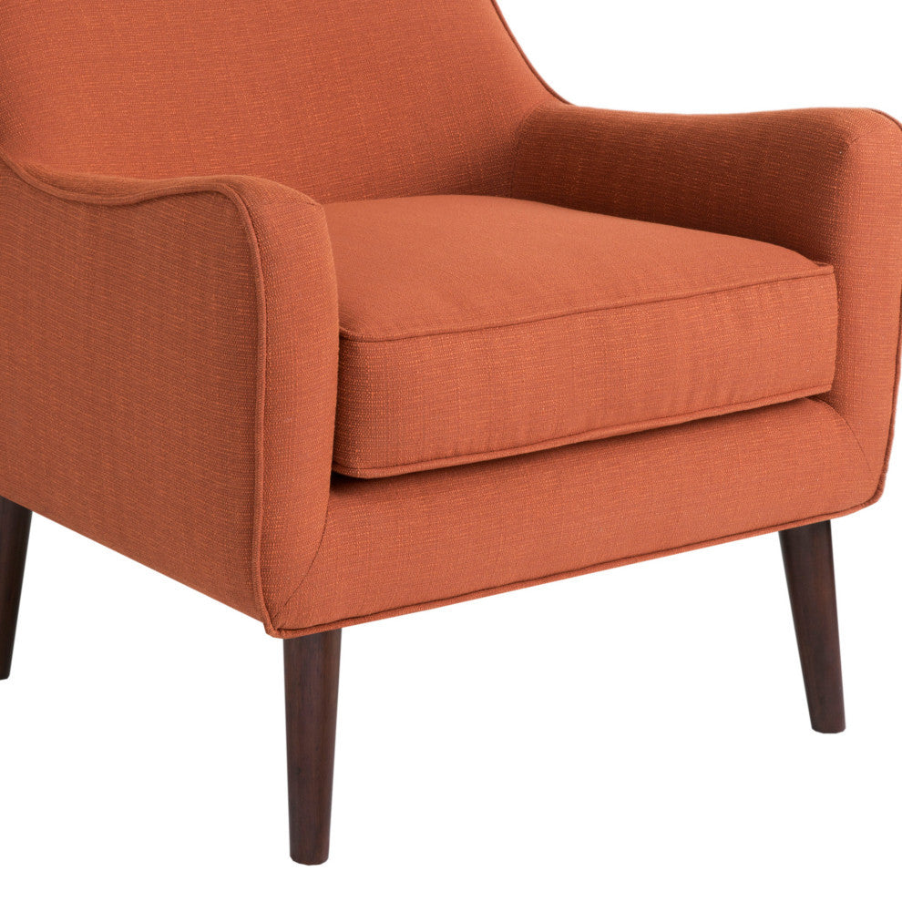 Madison Park Oxford Mid-Century Accent Chair, Orange