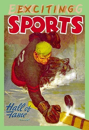Hall of Fame Goalie- Fine Art Giclee Print 24" x 36"