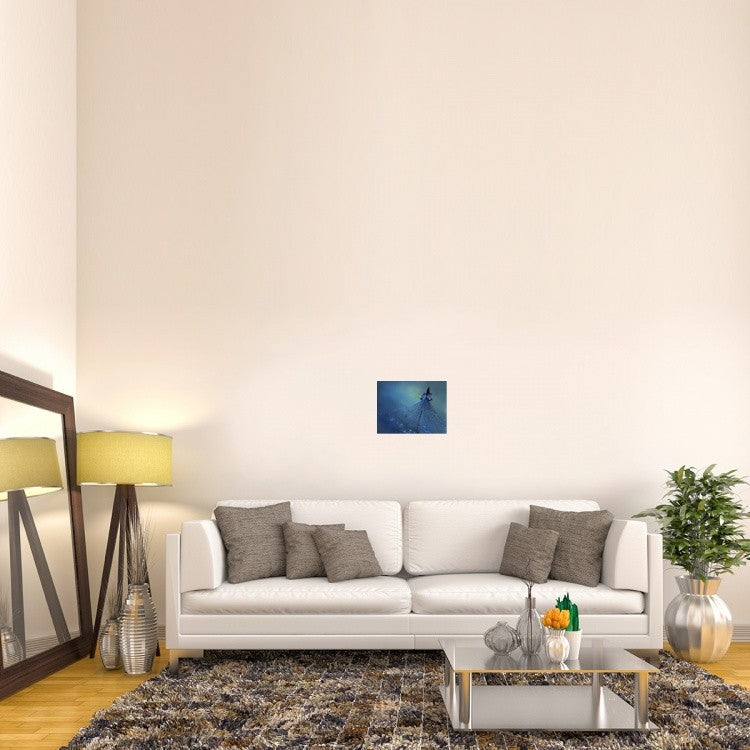 "Dancing Into The Blue Night" Stretched Canvas Giclee by Heidi Westum, 16"x12"
