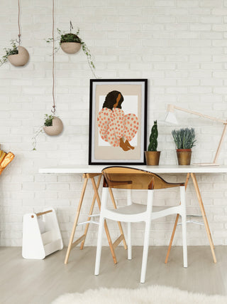 "Just Me" Framed Painting Print, 8x12