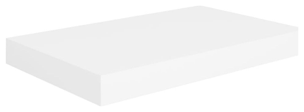 vidaXL Wall Shelves Floating Shelves Display Shelves for Books 2 Pcs White