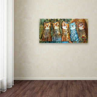 Oxana Ziaka 'Cats Of Israel' Canvas Art, 12" x 24"