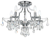 Cedar 5 Light Polished Chrome Ceiling Mount