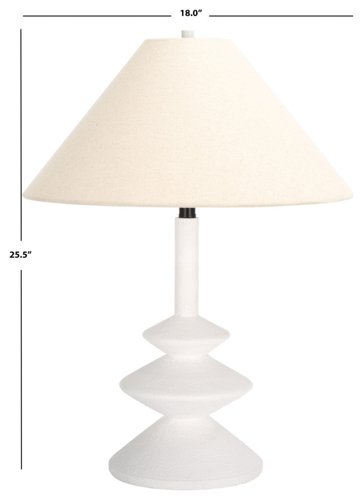 Safavieh Jessy 25.5" Table Lamp, White