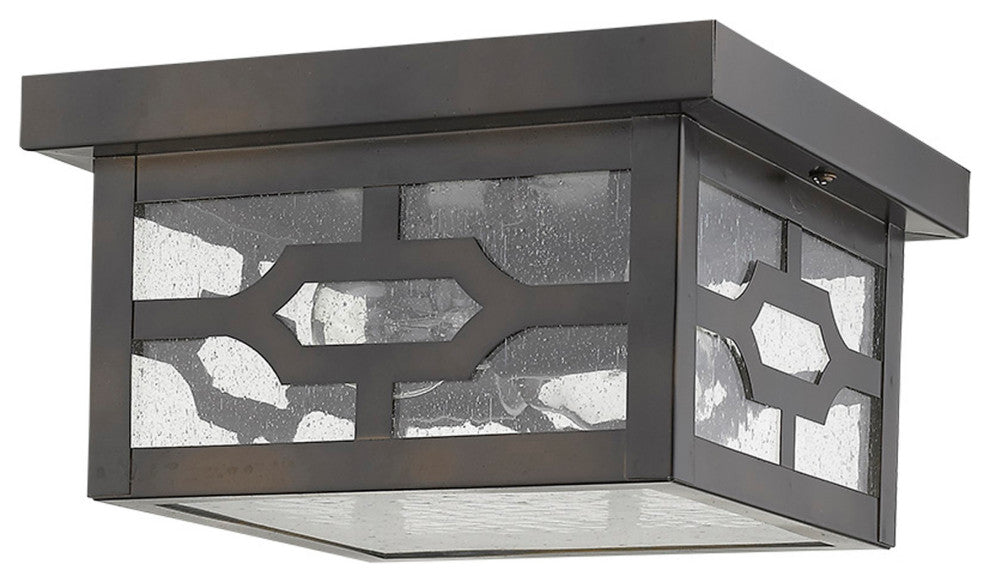 Calvert 2-Light Oil-Rubbed Bronze Flushmount