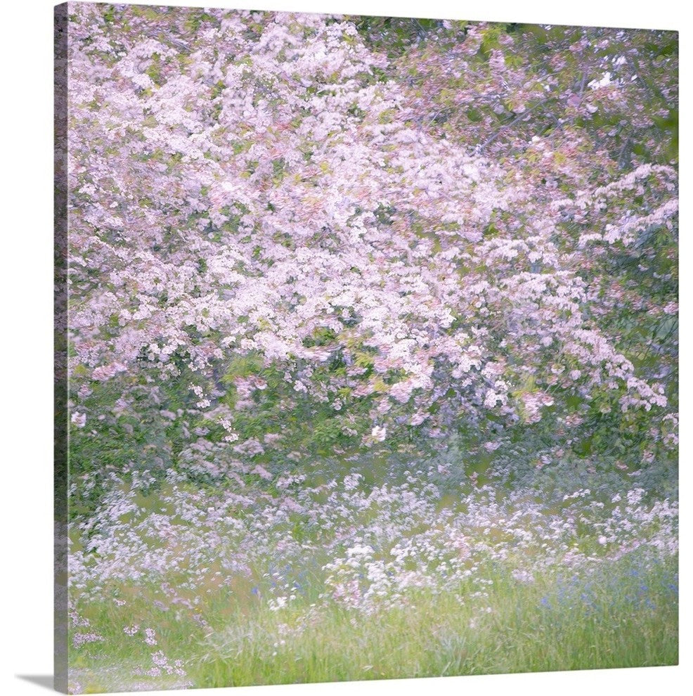 "Floral Froth I" Wrapped Canvas Art Print, 20"x20"x1.5"