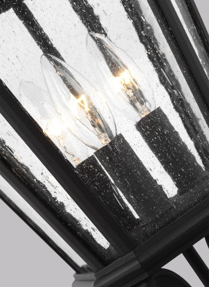 Cotswold Lane Small Post Lantern, Black