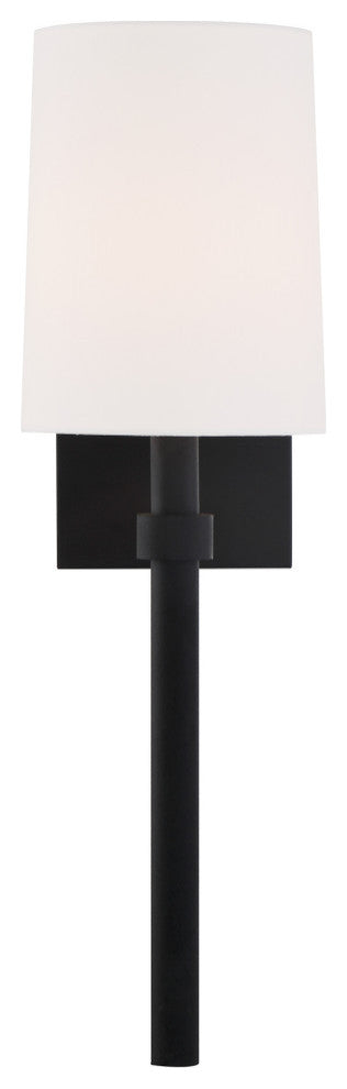 Bromley 1 Light Black Forged Wall Mount