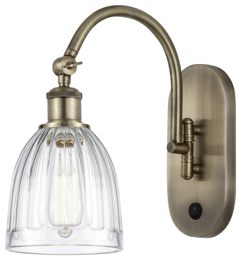 Innovations 518-1W-AB-G442 1-Light Sconce, Antique Brass