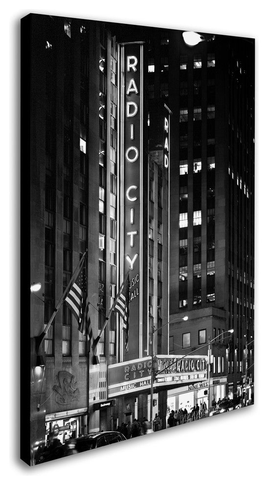 Philippe Hugonnard 'Radio City Music Hall' Canvas Art, 30x47