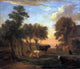 Paulus Potter Cows in a Meadow by a Farm, 20"x25" Wall Decal