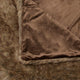 Luxe Faux Fur Throw Blanket, Coyote, 52"x60"