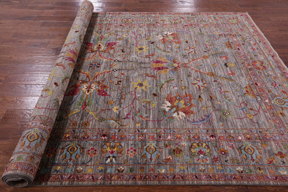 6' 8" X 10' 0" Persian Tabriz Handmade Rug Q5731