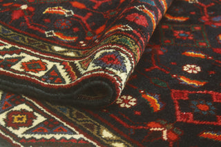 Fine Vintage Distressed Douglas Charcoal/Ivory Runner, 3'2 x 9'7