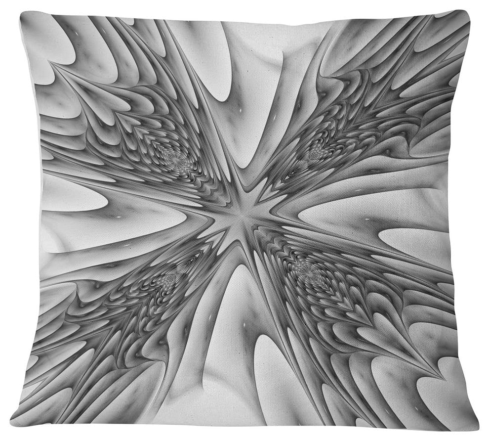Fractal 3D Magical Depth Contemporary Throw Pillow, 18"x18"