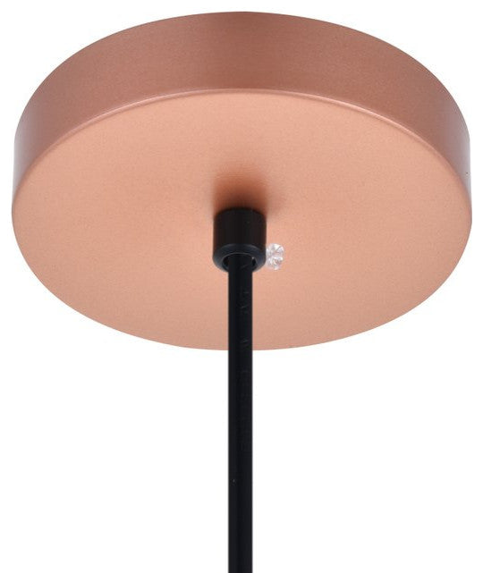 Nicholas 1-Light Honey Gold Pendant