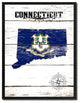 Connecticut State Flag Canvas, 13"x17"