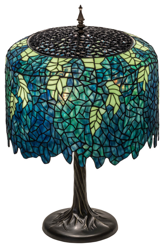 28 High Tiffany Wisteria Table Lamp