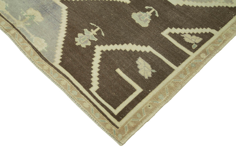 Rug N Carpet - Handmade Turkish 4' 10'' x 7' 4'' One-of-a-Kind Wool Rug