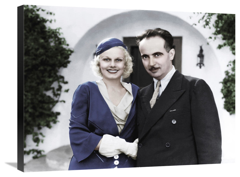 "Jean Harlow" Stretched Canvas Giclee by Hollywood Photo Archive, 30x23"