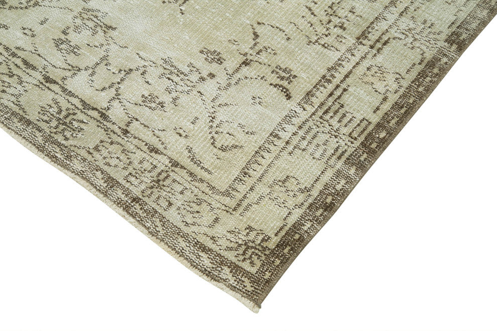 Rug N Carpet - Handmade Anatolian 3' 2" x 6' 6" Distressed Small Area Rug