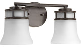 Cascadia 2-Light Bath Light, Antique Bronze