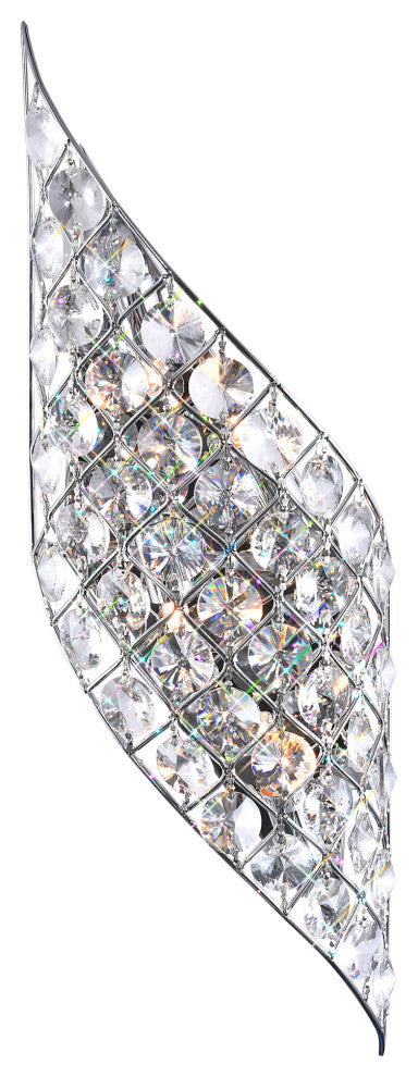 Chique 4 Light Wall Light With Chrome Finish