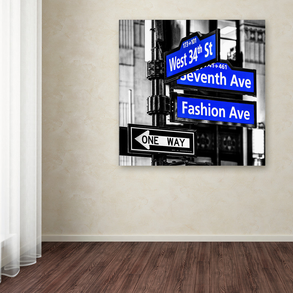 Philippe Hugonnard ''NYC Signs'' Canvas Art, 18x18