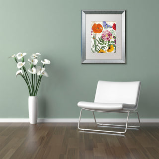 Color Bakery 'Printemps' Matted Framed Art, Silver Frame, White Mat, 11x14
