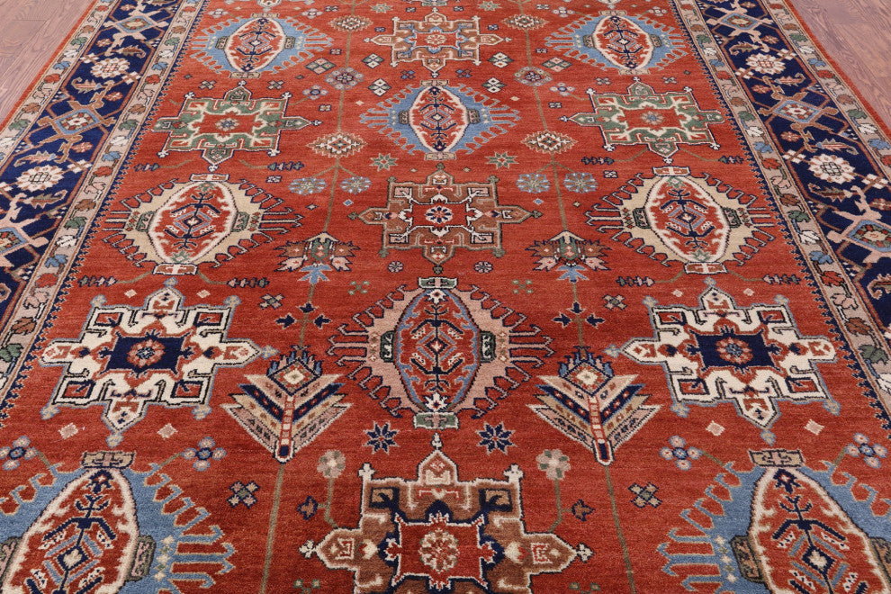 Handmade Persian Fine Serapi Wool Rug 9' 0" X 11' 11" - Q16023