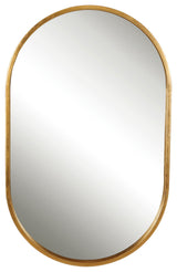 Uttermost Varina Minimalist Gold Oval Mirror