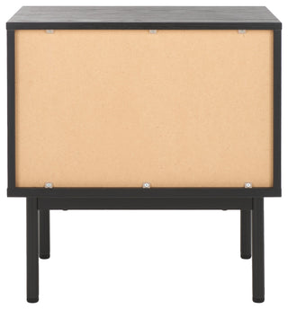 Safavieh Axelle 2 Drawer Nightstand, Black