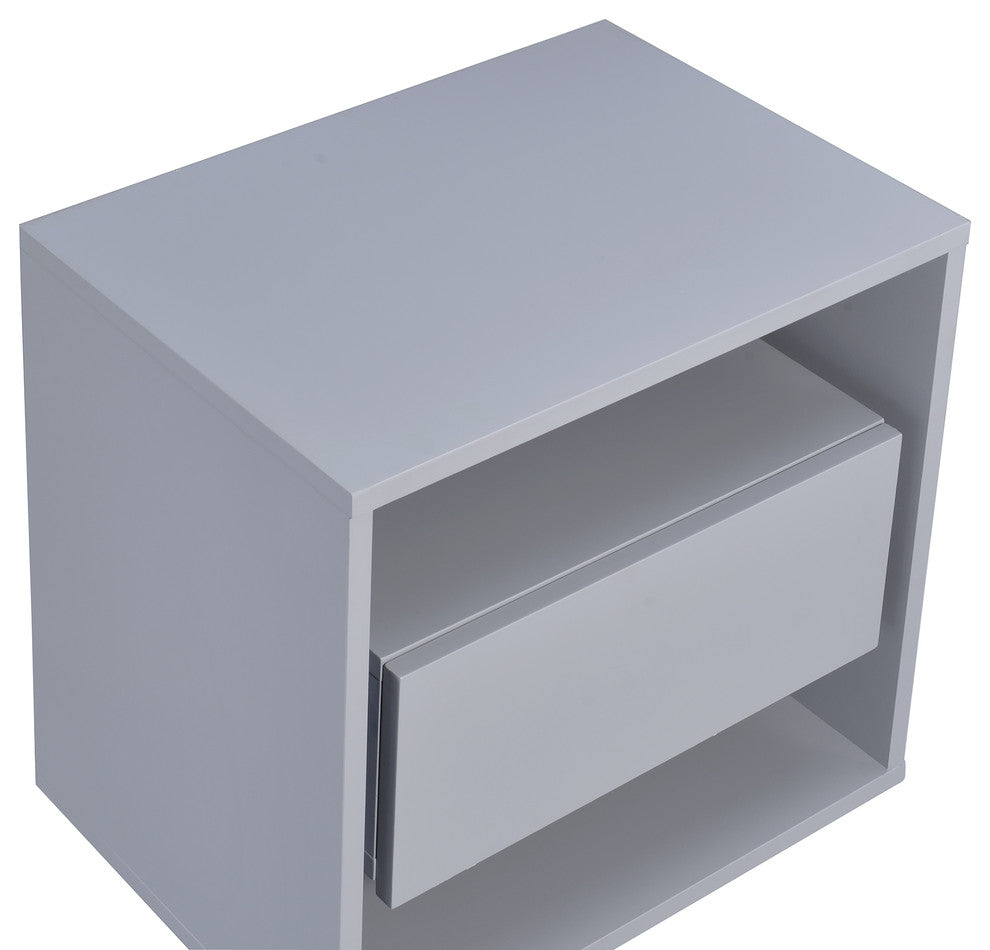 Cestino Nightstand, Gray
