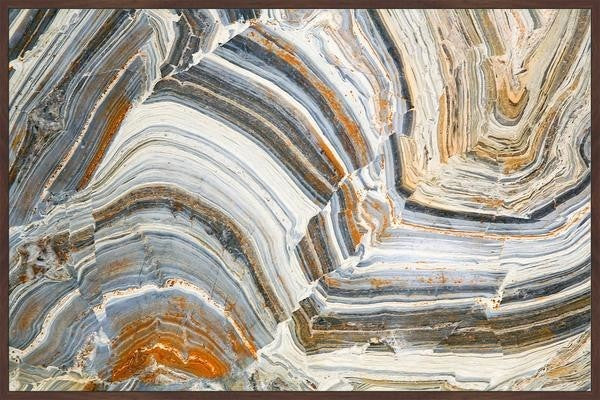 "Visual Conception of Creation" Floater Framed Painting Print on Canvas, 60"x40"