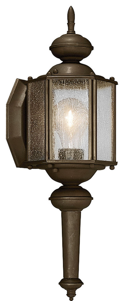 1-Light Wall Lantern Can Be Used With Or Without Tail, Antique Bronze