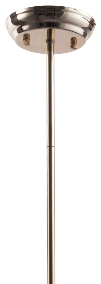 Pendant Ceiling Light Fixture, Steel Metal, Gold, Mid Century Lounge Cafe Lobby